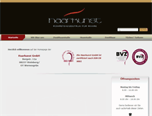 Tablet Screenshot of haarkunst-wernesgruen.de